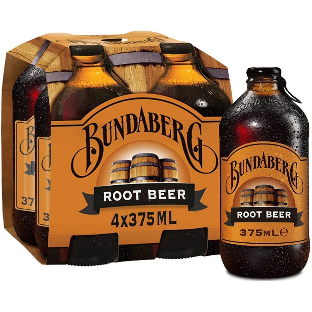 Bundaberg 375ml Root Beer (Pack of 4) - Old Railway Line Garden Centre