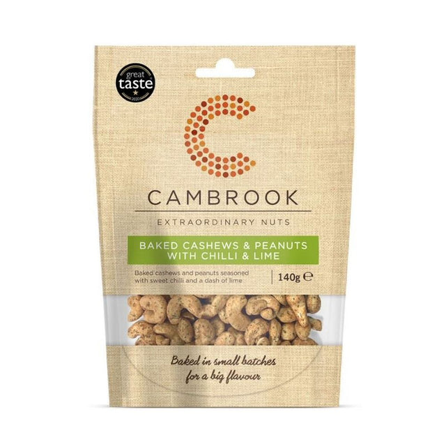 Cambrook 140g Chilli & Lime Baked Cashew & Peanut Mix - Old Railway Line Garden Centre