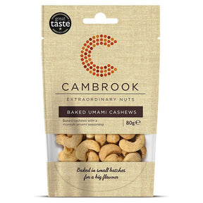 Cambrook 80g Baked Umami Cashew Nuts - Old Railway Line Garden Centre