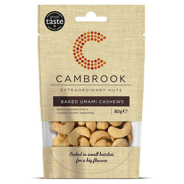 Cambrook 80g Baked Umami Cashew Nuts - Old Railway Line Garden Centre