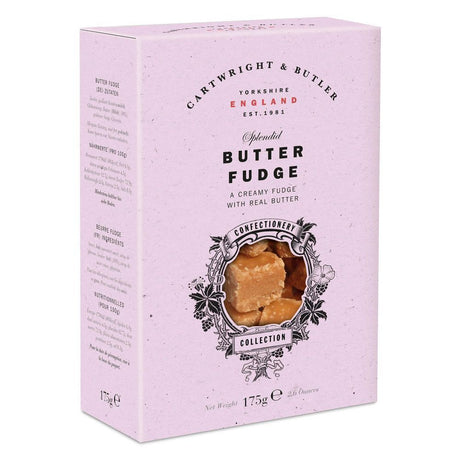Cartwright & Butler 175g Butter Fudge Carton - Old Railway Line Garden Centre