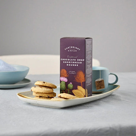 Cartwright & Butler 200g Chocolate Shortbread Rounds Biscuits - Old Railway Line Garden Centre