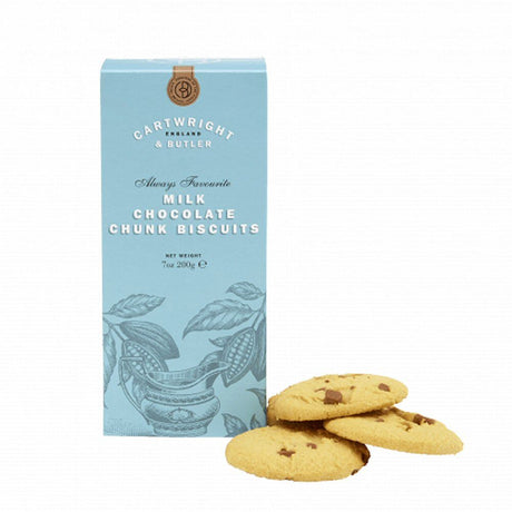 Cartwright & Butler 200g Milk Chocolate Chunk Biscuits - Old Railway Line Garden Centre
