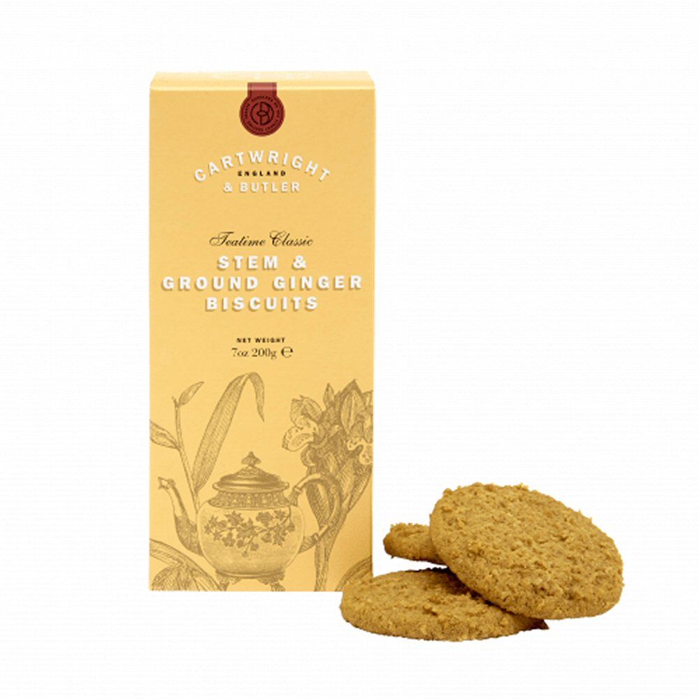 Cartwright & Butler 200g Stem Ginger Biscuits - Old Railway Line Garden Centre