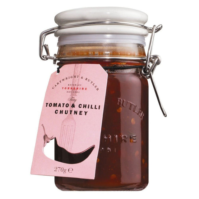 Cartwright & Butler 270g Tomato & Chilli Chutney - Old Railway Line Garden Centre