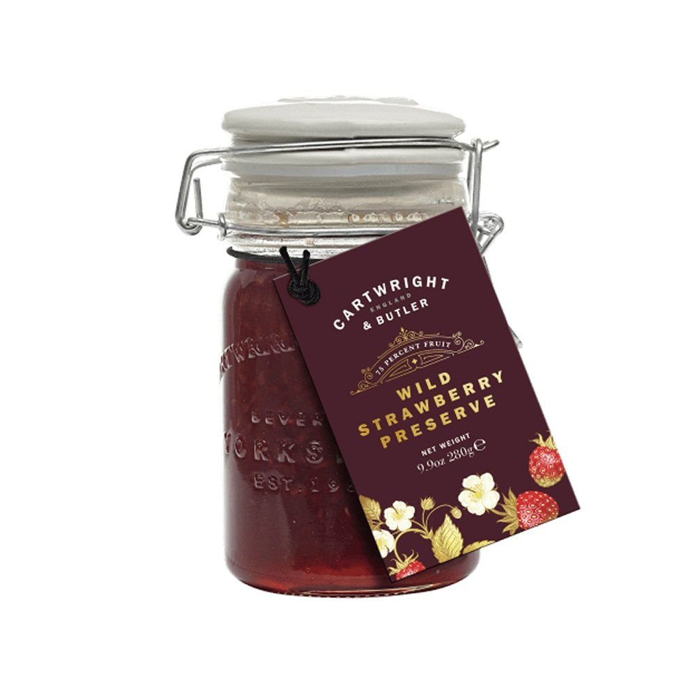 Cartwright & Butler 280g Wild Strawberry Preserve - Old Railway Line Garden Centre