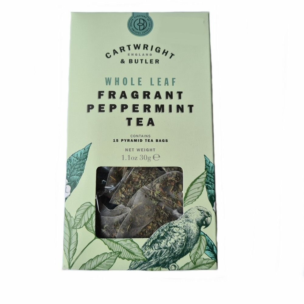 Cartwright & Butler 30g Whole Leaf Peppermint Tea Bags - Old Railway Line Garden Centre