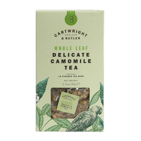 Cartwright & Butler 45g Camomile Whole Leaf Tea Bags Carton - Old Railway Line Garden Centre