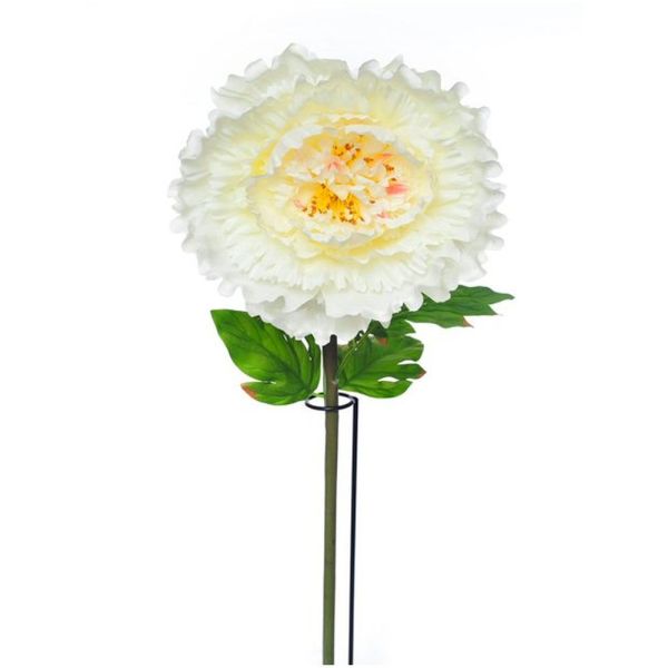 CB Imports 105cm Cream Grande Artificial Peony Stem - Old Railway Line Garden Centre