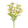 CB Imports 56cm Yellow Artificial Wild Flower Bush - Old Railway Line Garden Centre