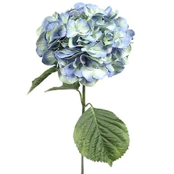 CB Imports 70cm Light Blue Artificial Hydrangea - Old Railway Line Garden Centre