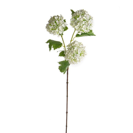 CB Imports 82cm Cream Artificial Snowball Spray - Old Railway Line Garden Centre