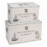 Celebrations 44.5cm Petit Cheri Large Little Boys Luggage Box - Old Railway Line Garden Centre