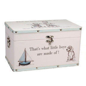 Celebrations 44.5cm Petit Cheri Large Little Boys Luggage Box - Old Railway Line Garden Centre