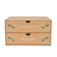 Celebrations Love Story 'Our Wedding Keepsakes' 2 Drawers Box - Old Railway Line Garden Centre