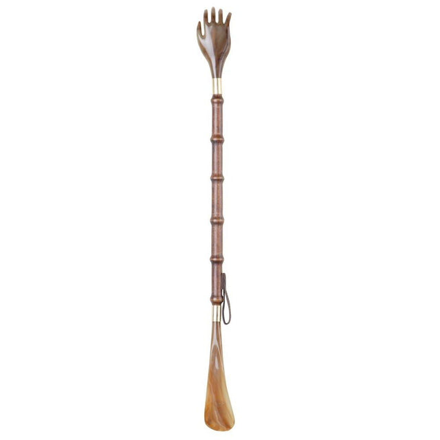 Charles Buyers 21" Wooden Back Scratcher / Shoehorn - Old Railway Line Garden Centre