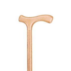 Charles Buyers 91cm Beech Crutch Handle Walking Stick - Old Railway Line Garden Centre