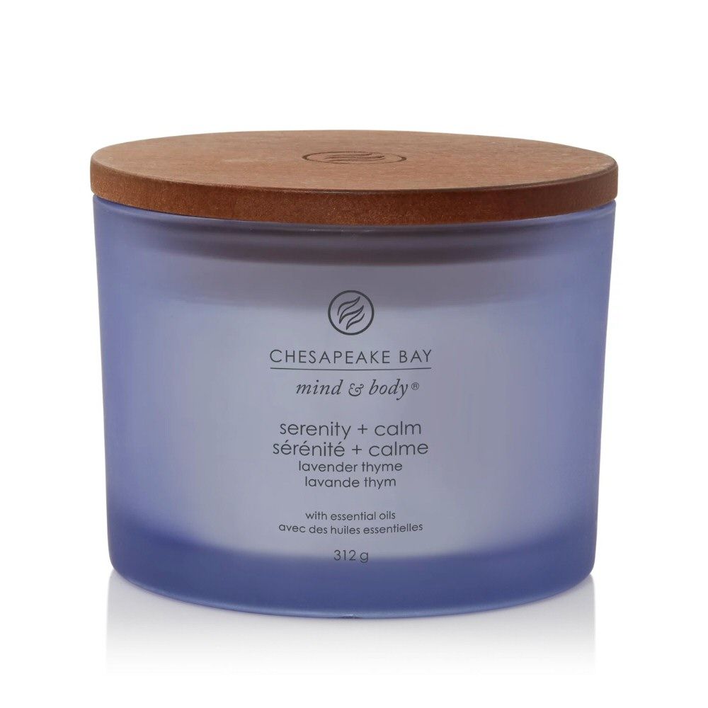 Chesapeake Bay 312g Serenity & Calm 3 - WIck Jar Candle - Old Railway Line Garden Centre