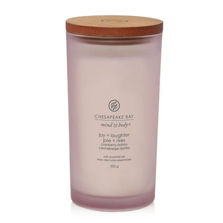 Chesapeake Bay 355g Joy & Laughter Large Jar Candle - Old Railway Line Garden Centre