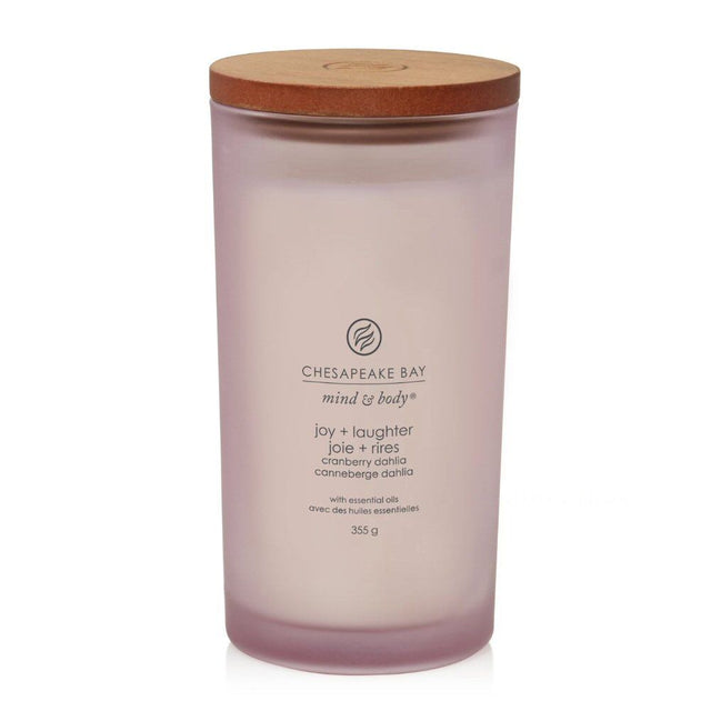 Chesapeake Bay 355g Joy & Laughter Large Jar Candle - Old Railway Line Garden Centre