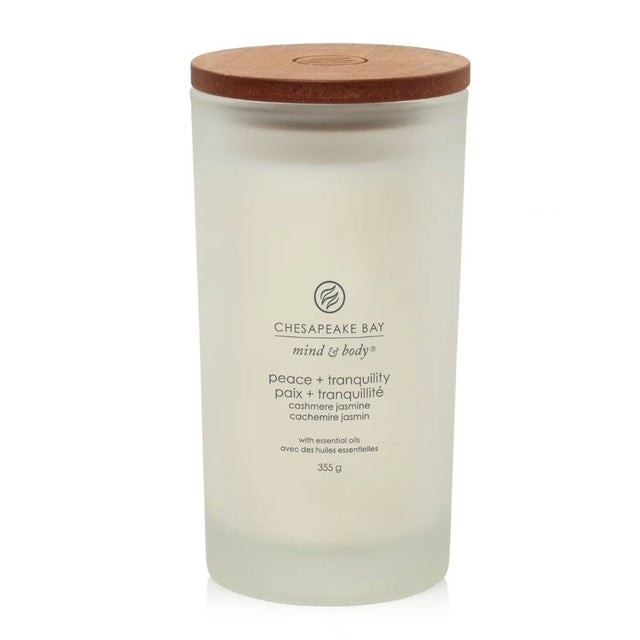 Chesapeake Bay 355g Peace & Tranquillity Large Jar Candle - Old Railway Line Garden Centre