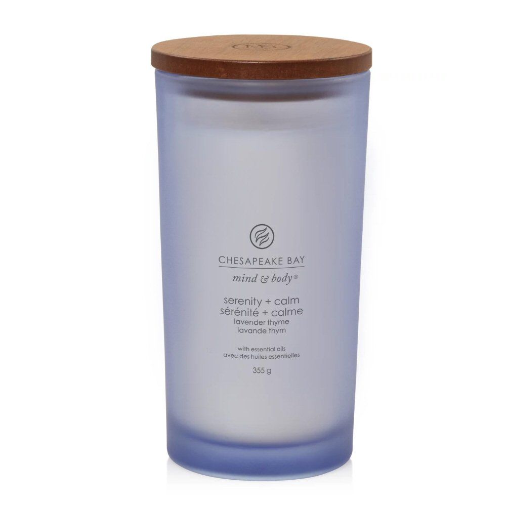 Chesapeake Bay 355g Serenity & Calm Large Jar Candle - Old Railway Line Garden Centre
