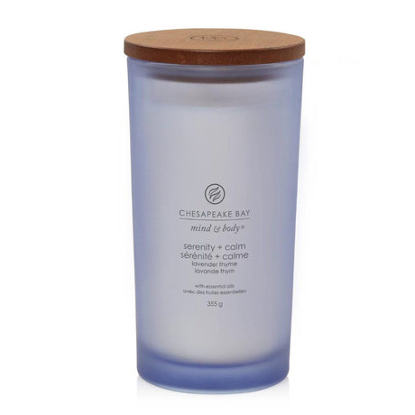 Chesapeake Bay 355g Serenity & Calm Large Jar Candle - Old Railway Line Garden Centre