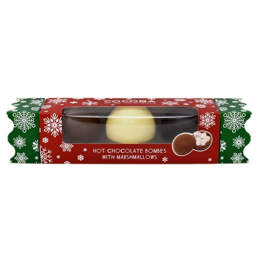 Cocoba Set of 3 Mixed Christmas Hot Chocolate Bombes - Old Railway Line Garden Centre