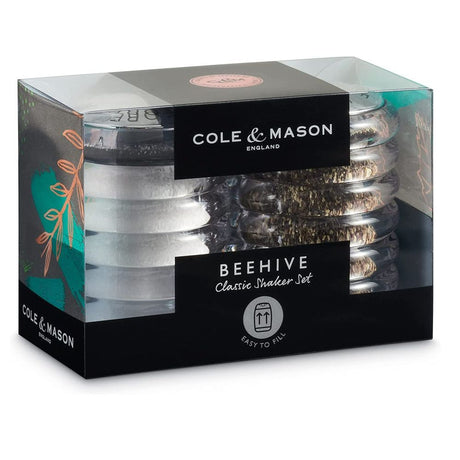 Cole & Mason 70mm Beehive Acrylic Salt & Pepper Shakers Set - Old Railway Line Garden Centre