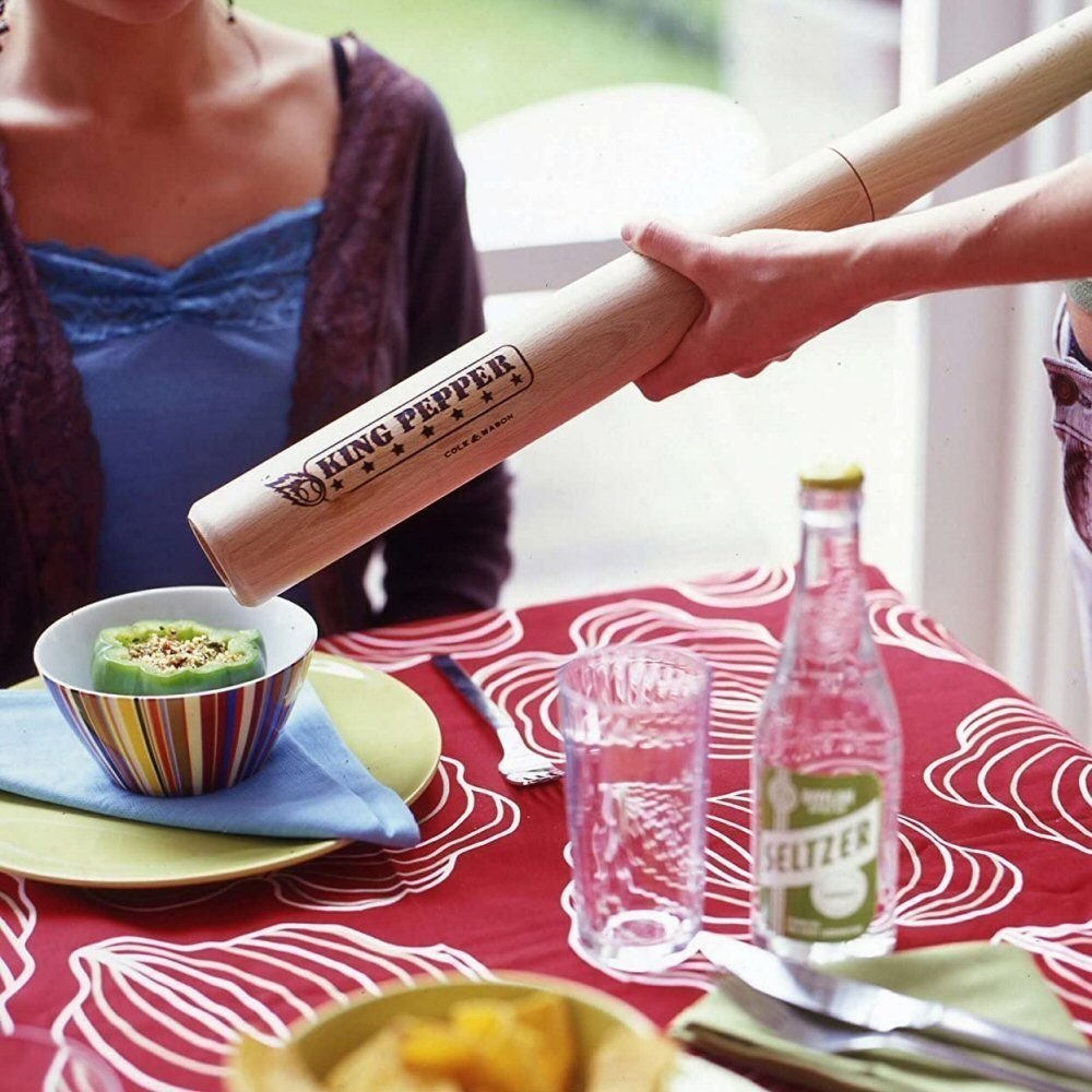 Cole & Mason 71cm King Pepper Baseball Bat Pepper Mill - Old Railway Line Garden Centre