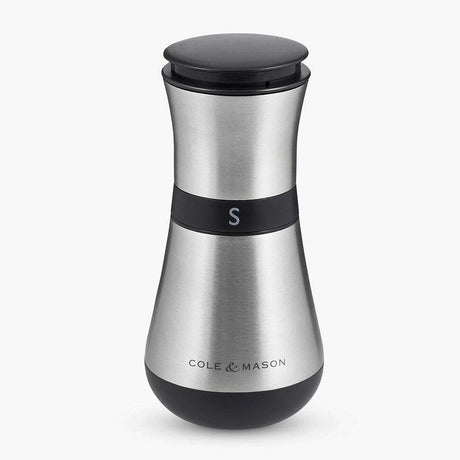 Cole & Mason Henley Silver Precision Salt Mill - Old Railway Line Garden Centre
