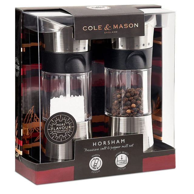Cole & Mason Horsham 154mm Salt & Pepper Mill Set - Old Railway Line Garden Centre