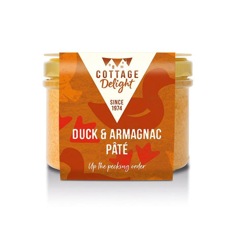 Cottage Delight 190g Duck and Armagnac Pâté - Old Railway Line Garden Centre