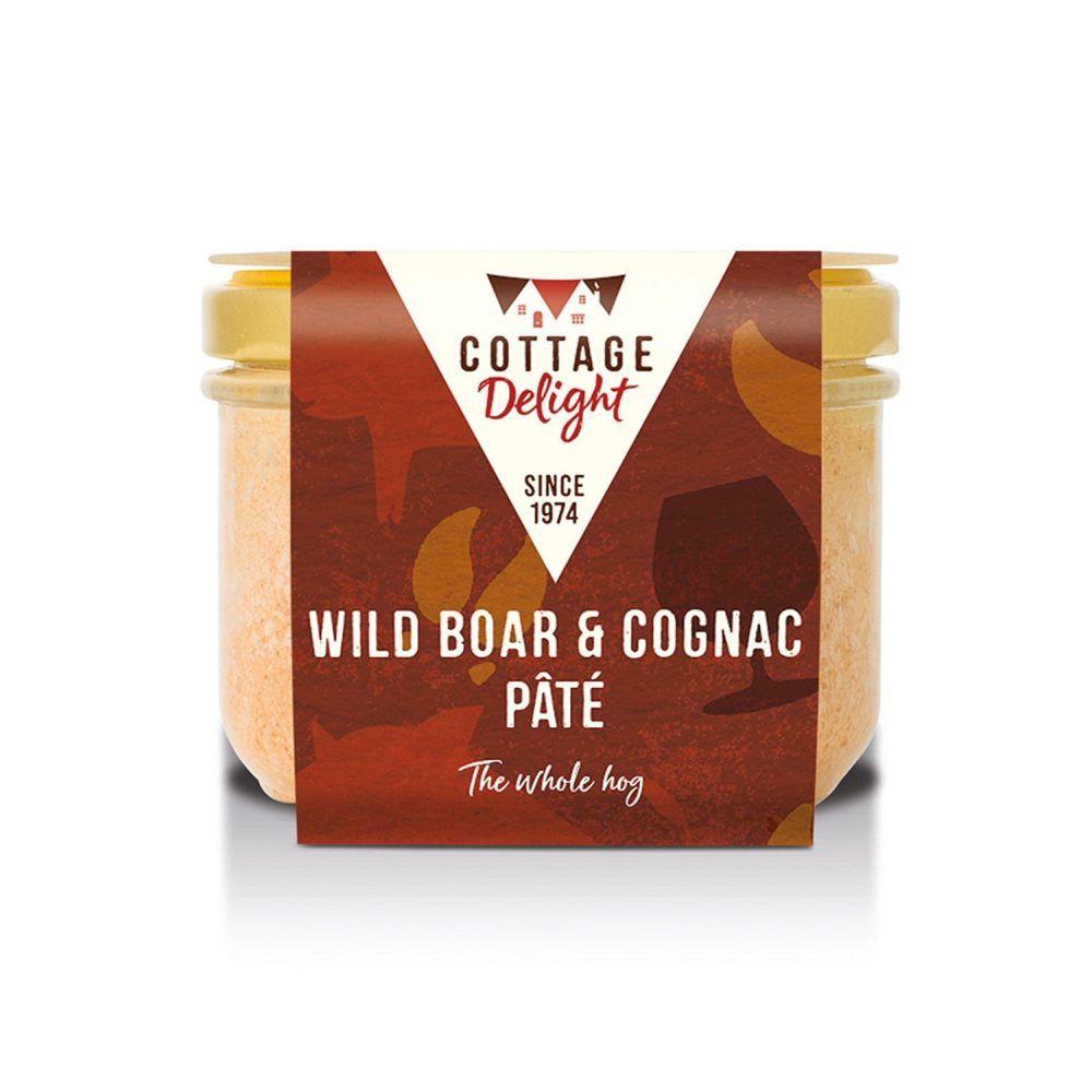 Cottage Delight 190g Wild Boar and Cognac Pâté - Old Railway Line Garden Centre