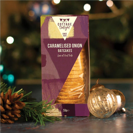 Cottage Delight 250g Carmalised Onion Oatcakes - Old Railway Line Garden Centre