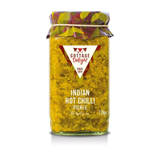 Cottage Delight 270g Indian Hot Chilli Pickle - Old Railway Line Garden Centre