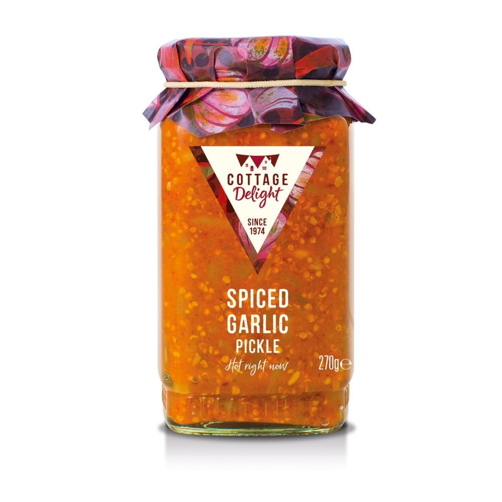 Cottage Delight 270g Spiced Garlic Pickle - Old Railway Line Garden Centre