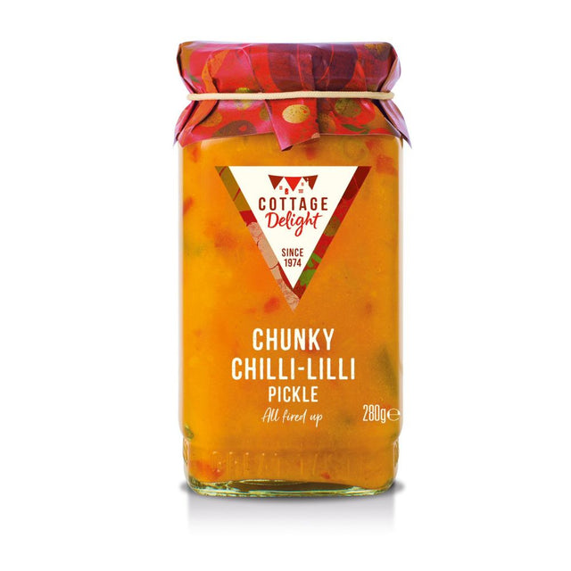 Cottage Delight 280g Chunky Chilli - lilli Pickle - Old Railway Line Garden Centre