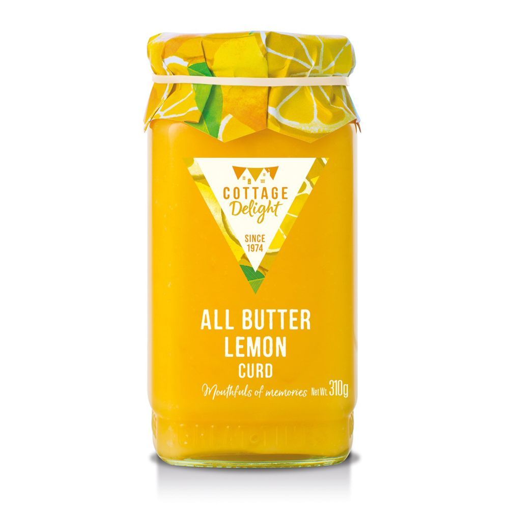 Cottage Delight 310g All Butter Lemon Curd - Old Railway Line Garden Centre