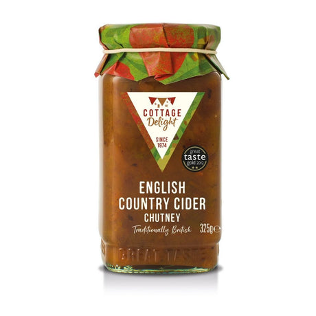 Cottage Delight 325g English Country Cider Chutney - Old Railway Line Garden Centre