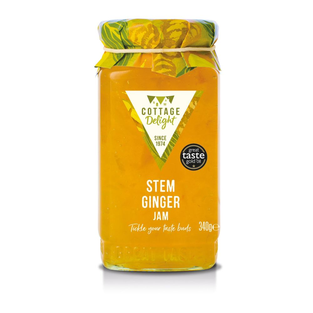 Cottage Delight 340g Stem Ginger Jam - Old Railway Line Garden Centre