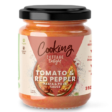 Cottage Delight 350g Tomato & Red Pepper Pasta Sauce - Old Railway Line Garden Centre
