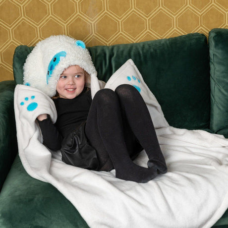 Cozy Noxxiez 130cm Yeti Hooded Animal Blanket - Old Railway Line Garden Centre
