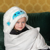 Cozy Noxxiez 130cm Yeti Hooded Animal Blanket - Old Railway Line Garden Centre