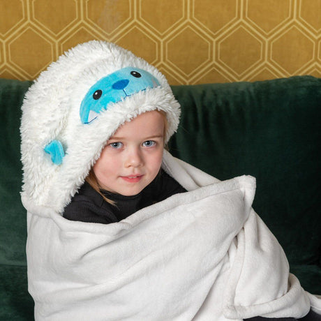 Cozy Noxxiez 130cm Yeti Hooded Animal Blanket - Old Railway Line Garden Centre