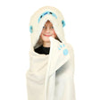 Cozy Noxxiez 130cm Yeti Hooded Animal Blanket - Old Railway Line Garden Centre