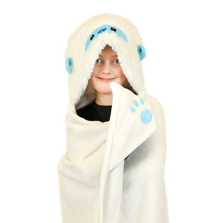 Cozy Noxxiez 130cm Yeti Hooded Animal Blanket - Old Railway Line Garden Centre