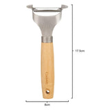 Culinare Naturals Sustainable Bamboo/Stainless Steel Serrated Peeler - Old Railway Line Garden Centre