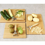 Culinare Naturals Sustainable Bamboo/Stainless Steel Serrated Peeler - Old Railway Line Garden Centre