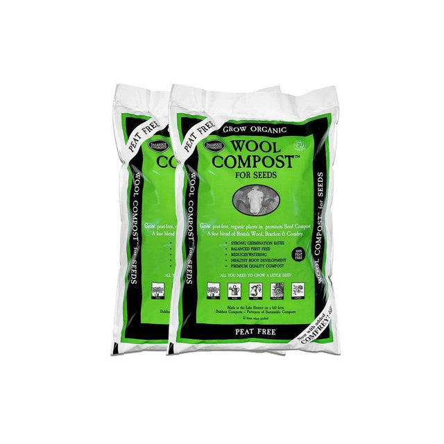 Dalefoot 12L Wool Peat - Free Seed Compost - Old Railway Line Garden Centre